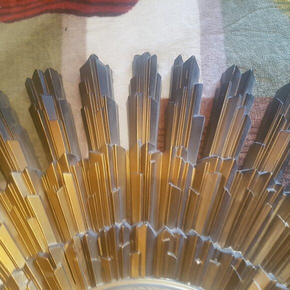 Vintage Mid-Century Starburst Wall Clock MCMLXIX by Syroco - Picture 2 of 16